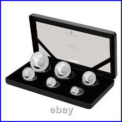 2024 Silver Britannia 6-Coin Set Proof withBox & COA