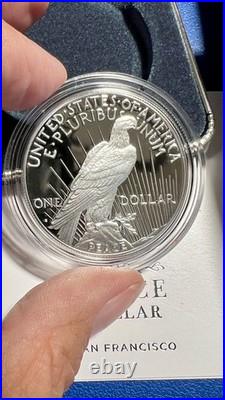 2024 Silver Proof $1 PEACE & MORGAN 2 Coin Set with BOX/COA US MINT S