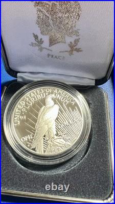 2024 Silver Proof $1 PEACE & MORGAN 2 Coin Set with BOX/COA US MINT S