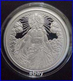 2024 Silver Shield CHRIST ILLUMINATED 1 oz Silver PROOF with COA & BOX! #200/470
