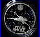 2024 Star Wars X-Wing Iconic Vehicles UK Silver Proof 1 oz Coin Box & COA