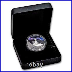 2024 Tuvalu 1 oz Silver Proof Electric Sky (with Box & COA)