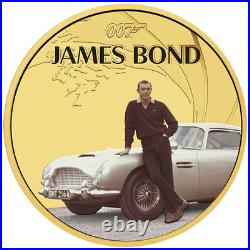 2024 Tuvalu James Bond Sean Connery 4 oz Silver Proof Seven Coin Collection