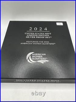 2024 US Mint American Women Limited Edition Silver Proof Set with OGP Box & COA