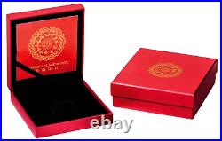 2024 Vanuatu Lunar Year of the Dragon 1oz Silver Proof withPearl Insert Coin