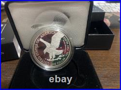 2024-W Proof $1 American Silver Eagle Box, OGP & COA 2024-W Proof $1 American Silver Eagle Box, OGP & COA