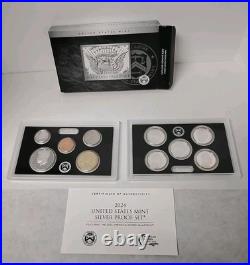 2024s Us Mint Silver Proof Set Deep Cameo 10 Coins Box/coa