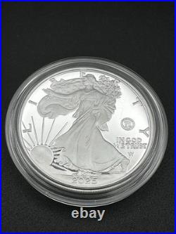 2025 American Eagle 1 oz Silver Proof Coin US Navy 250th Anniv with Box COA
