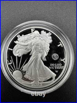 2025 American Eagle 1 oz Silver Proof Coin US Navy 250th Anniv with Box COA