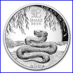2025 Australia 5 oz Silver Lunar Snake Proof (HR, withBox & COA)
