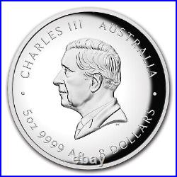 2025 Australia 5 oz Silver Lunar Snake Proof (HR, withBox & COA)