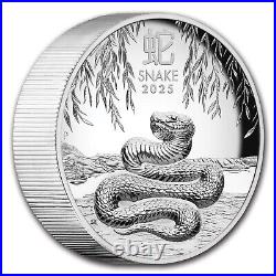 2025 Australia 5 oz Silver Lunar Snake Proof (HR, withBox & COA)