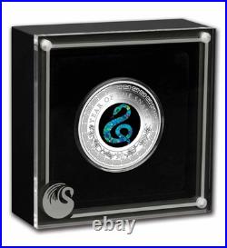 2025 Australia Opal SNAKE Lunar Year of the SNAKE 1 oz Silver Proof BOX COA NEW