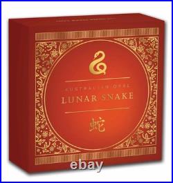 2025 Australia Opal SNAKE Lunar Year of the SNAKE 1 oz Silver Proof BOX COA NEW