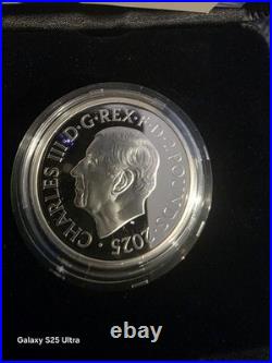 2025 Britannia Silver Proof 1 oz Coin UK. 999 Box & COA Mintage Of 4500