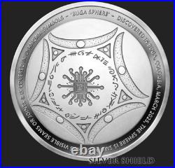 2025 Buga UFO 1 oz Silver Proof, Only 242 minted! #66-68 Box&COA In Hand