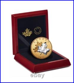 2025 Canada MAPLE LEAVES IN MOTION 5 oz Silver Proof Coin BOX COA Mintage 2000