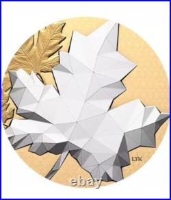 2025 Canada MAPLE LEAVES IN MOTION 5 oz Silver Proof Coin BOX COA Mintage 2000