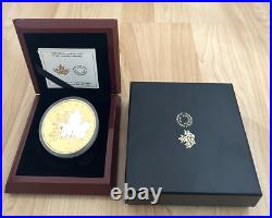 2025 Canada MAPLE LEAVES IN MOTION 5 oz Silver Proof Coin BOX COA Mintage 2000