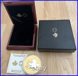 2025 Canada MAPLE LEAVES IN MOTION 5 oz Silver Proof Coin BOX COA Mintage 2000