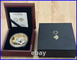 2025 Canada MAPLE LEAVES IN MOTION 5 oz Silver Proof Coin BOX COA Mintage 2000
