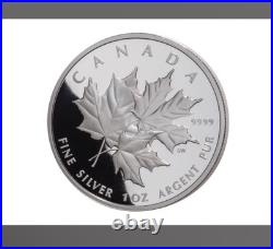 2025 Canada Triple Maple Leaf 1 oz Silver Proof (box, COA)- Intl customer