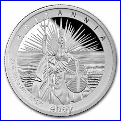 2025 Great Britain 2 oz Silver Proof Britannia (with Box & COA)