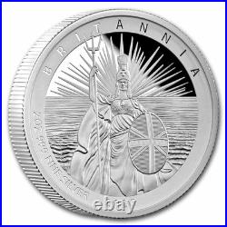 2025 Great Britain 2 oz Silver Proof Britannia (with Box & COA)