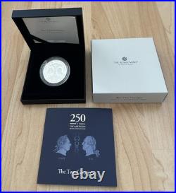 2025 Great Britain UK The Two Georges 1 oz Silver Proof BOX COA Mintage 2000 NEW
