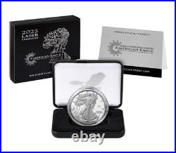 2025 Laser Engraved American Eagle One Ounce Silver Proof Coin NEW IN BOX (AAX)