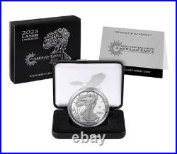2025 Laser Engraved American Eagle One Ounce Silver Proof Coin SEALED Box