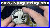 2025 Navy 250th Anniversary Privy Proof Silver Eagle In Hand Look