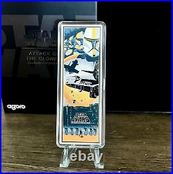 2025 Niue $5 Star Wars Attack of the Clones 3 oz. 999 Silver Poster Coin 2025 Niue $5 Star Wars Attack of the Clones 3 oz. 999 Silver Poster Coin