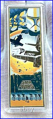 2025 Niue $5 Star Wars Attack of the Clones 3 oz. 999 Silver Poster Coin 2025 Niue $5 Star Wars Attack of the Clones 3 oz. 999 Silver Poster Coin