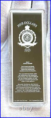 2025 Niue $5 Star Wars Attack of the Clones 3 oz. 999 Silver Poster Coin 2025 Niue $5 Star Wars Attack of the Clones 3 oz. 999 Silver Poster Coin