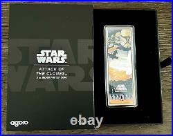 2025 Niue $5 Star Wars Attack of the Clones 3 oz. 999 Silver Poster Coin 2025 Niue $5 Star Wars Attack of the Clones 3 oz. 999 Silver Poster Coin