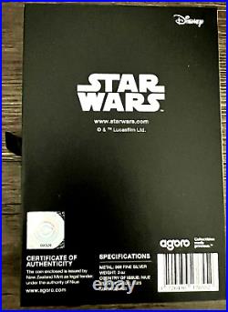 2025 Niue $5 Star Wars Attack of the Clones 3 oz. 999 Silver Poster Coin 2025 Niue $5 Star Wars Attack of the Clones 3 oz. 999 Silver Poster Coin