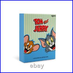 2025 Niue Warner Bros. Tom and Jerry 85th Ann. 5 oz Silver Colorized Proof Coin 2025 Niue Warner Bros. Tom and Jerry 85th Ann. 5 oz Silver Colorized Proof Coin