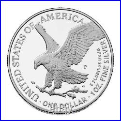 2025-P Proof $1 American Silver Eagle Marine Corps Privy Box & COA 250th