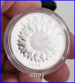 2025 P U. S. Mint American Liberty Silver Proof Medal with Box & COA