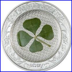 2025 Palau Four Leaf Clover Ounce of Luck 1 oz Silver Proof Coin Mintage of 2025 2025 Palau Four Leaf Clover Ounce of Luck 1 oz Silver Proof Coin Mintage of 2025
