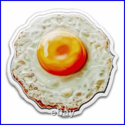 2025 Republic of Cameroon Silver Proof Fried Egg (with Box & COA)
