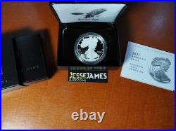 2025 S PROOF SILVER EAGLE IN ORIGINAL MINT BOX With COA 25EM