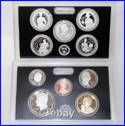 2025 S US Mint ANNUAL 10 Coin SILVER Proof Set with Box, COA + Eagle Staff $1