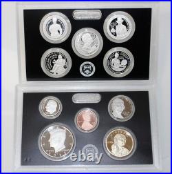 2025 S US Mint ANNUAL 10 Coin SILVER Proof Set with Box, COA + Eagle Staff $1