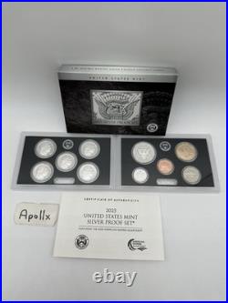 2025-S United States Silver Proof 10 Coin Set with Box and COA, Sold Out