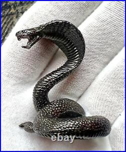 2025 Samoa $5 3oz. 999 Silver 3D Snake Shaped Coin (Box & COA) Black Cobra 2025 Samoa $5 3oz. 999 Silver 3D Snake Shaped Coin (Box & COA) Black Cobra