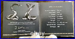 2025 Samoa $5 3oz. 999 Silver 3D Snake Shaped Coin (Box & COA) Black Cobra 2025 Samoa $5 3oz. 999 Silver 3D Snake Shaped Coin (Box & COA) Black Cobra