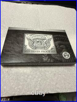 2025 Silver Proof Set 10 Coin 25RH Ultra Cameo Proof wi Box and COA Complete