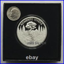 2025 Silver Shield MEMENTO VIVERE 1 oz Silver PROOF with BOX & COA# 63 or LOWER
